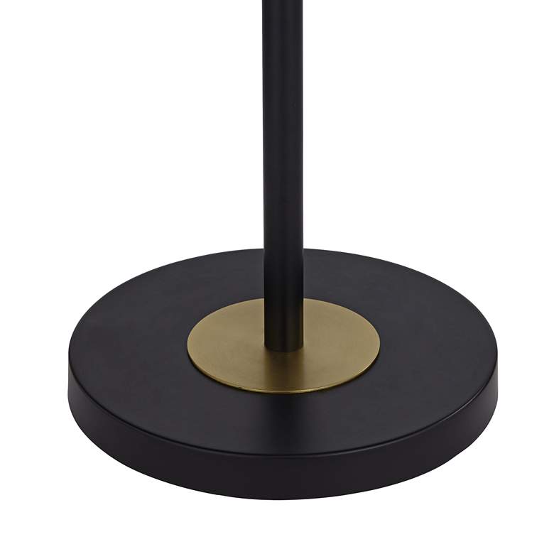 Image 4 360 Lighting Downbridge 67 1/2" Pleated Shade and Black Floor Lamp more views