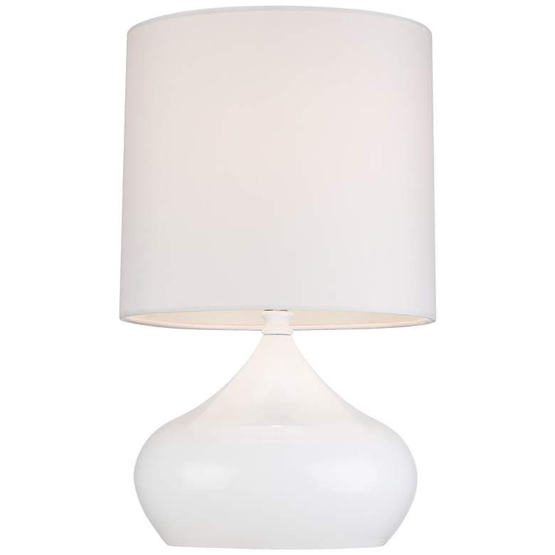 Image 5 360 Lighting Droplet 14 3/4 inch White Modern Accent Lamps Set of 2 more views
