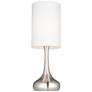 360 Lighting Droplet 24 1/2" Brushed Nickel Modern Table Lamp in scene