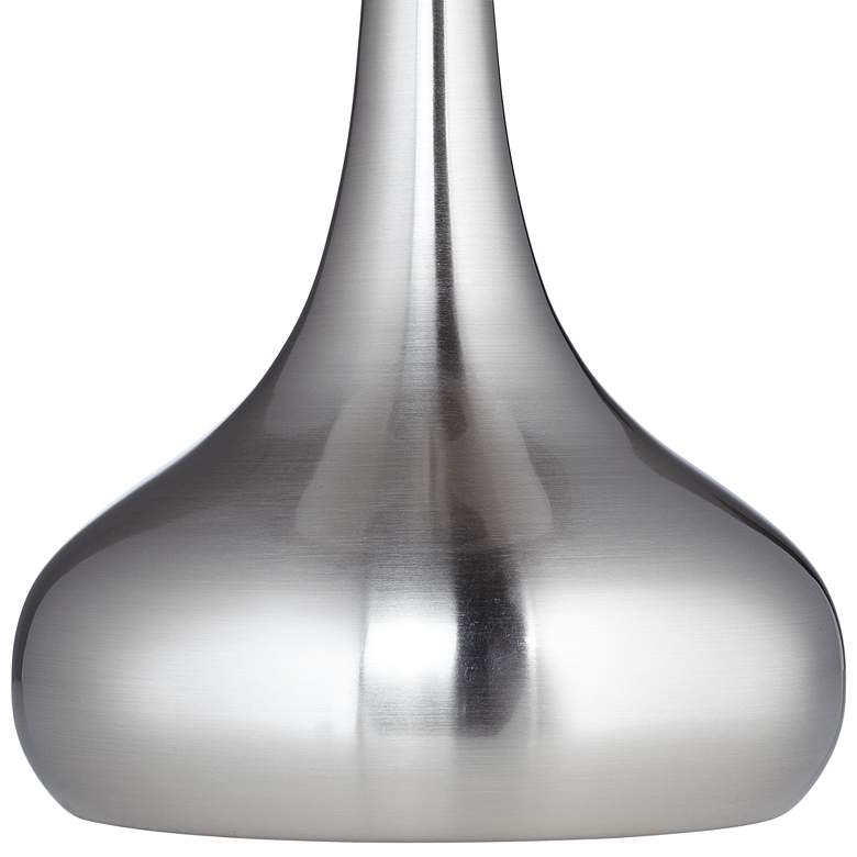 Image 3 360 Lighting Droplet 24 1/2 inch Brushed Steel Modern Table Lamps Set of 2 more views