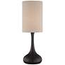 360 Lighting Droplet 24 1/2" Tan and Espresso Bronze Modern Table Lamp in scene