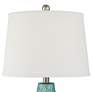 3_360 Lighting Dylan 27 1/2" Blue Glass Lamp Set of 2 with Smart Sockets more views