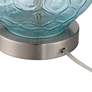 6_360 Lighting Dylan 27 1/2" Blue Glass Lamp Set of 2 with Smart Sockets more views