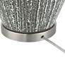 7_360 Lighting Dylan 28 1/4" Textured Silver Glaze Ceramic Table Lamp more views