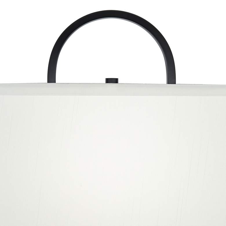 Image 3 360 Lighting Eleanor 32 1/4" Black and White Marble Modern Table Lamp more views