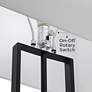 Thumbnail4 of 360 Lighting Eleanor 32 1/4" Black and White Marble Modern Table Lamp more views