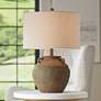 1_360 Lighting Eliza 25 1/2" High Rustic Musk Green Jar Table Lamp