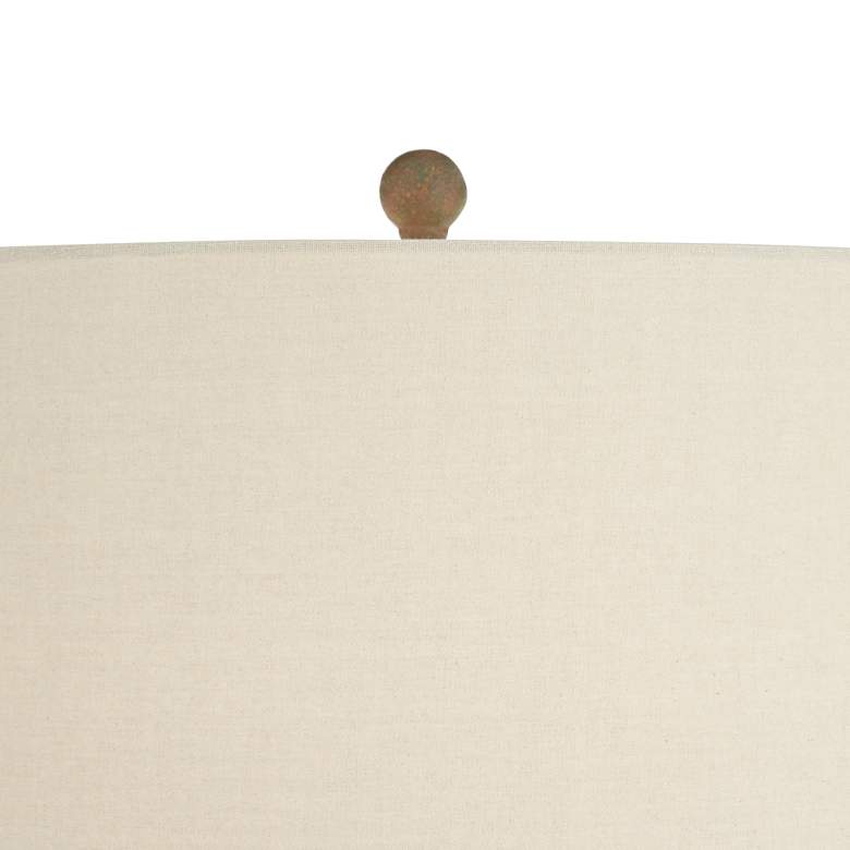 Image 3 360 Lighting Eliza 25 1/2" High Rustic Musk Green Jar Table Lamp more views