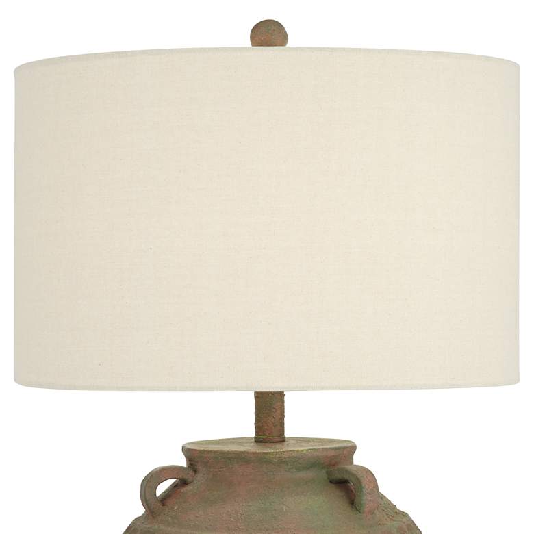 Image 4 360 Lighting Eliza 25 1/2" High Rustic Musk Green Jar Table Lamp more views