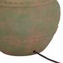 7_360 Lighting Eliza 25 1/2" High Rustic Musk Green Jar Table Lamp more views