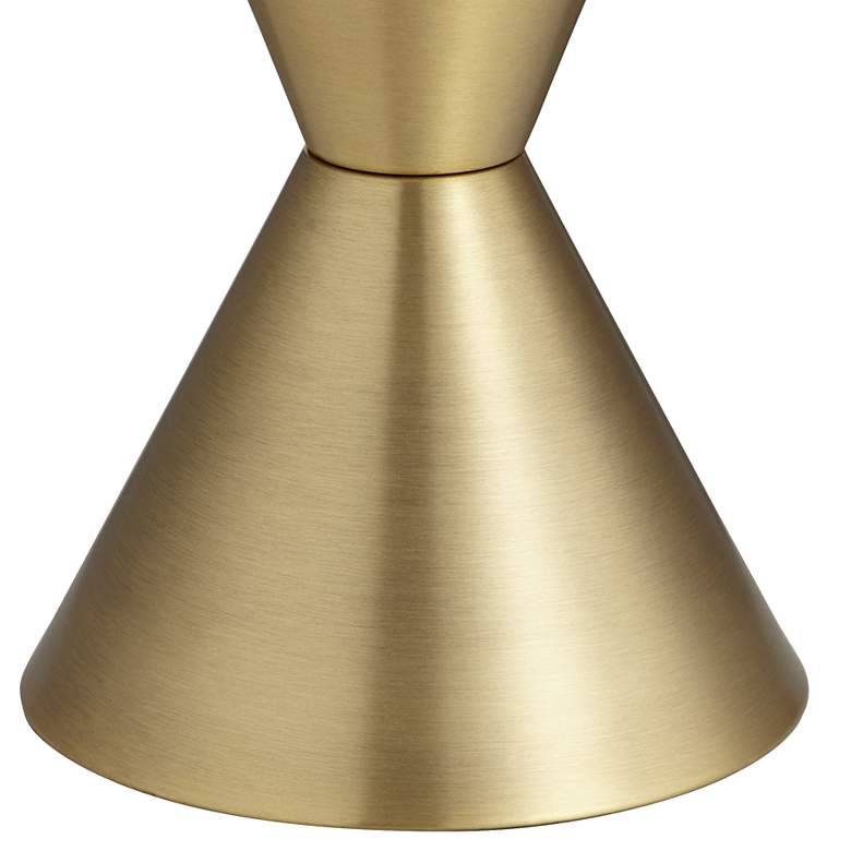 Image 6 360 Lighting Elka 28" Brass Finish Metal Modern Table Lamp more views