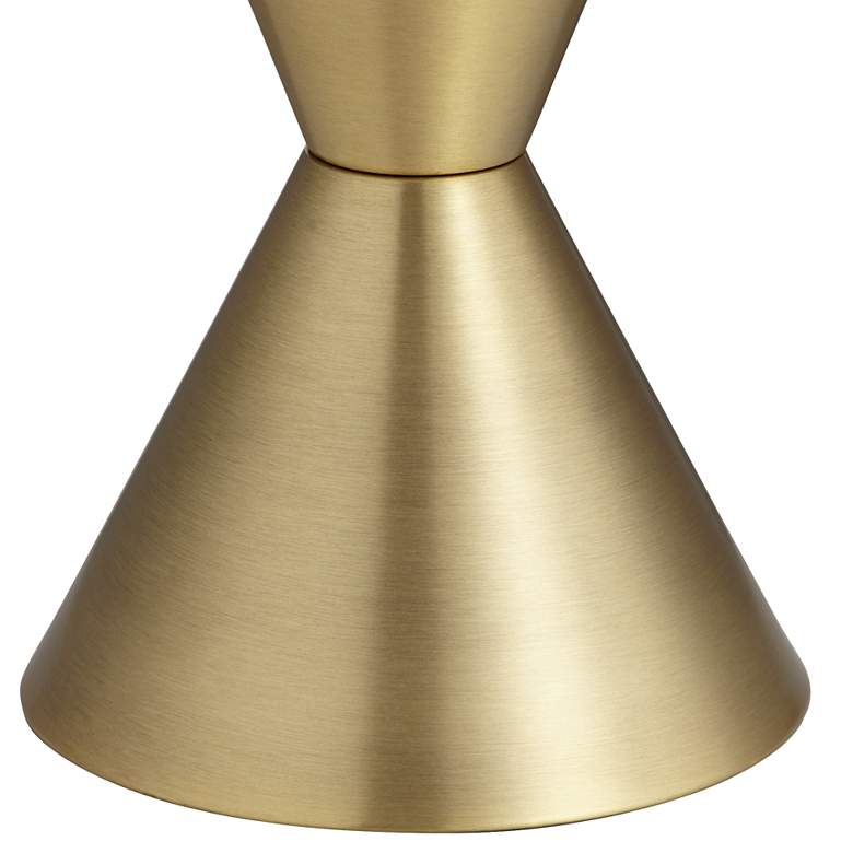 Image 6 360 Lighting Elka 28" High Brass Finish Modern Table Lamps Set of 2 more views