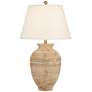 360 Lighting Elko 27.6" Rustic Sandstone Jar Table Lamp