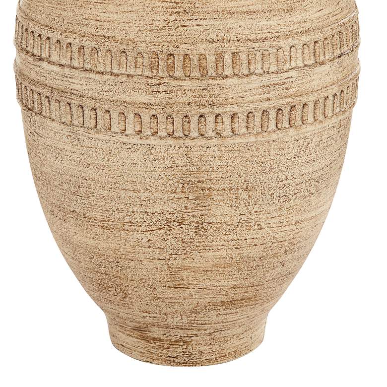 Image 6 360 Lighting Elko 27.6" Rustic Sandstone Jar Table Lamp more views