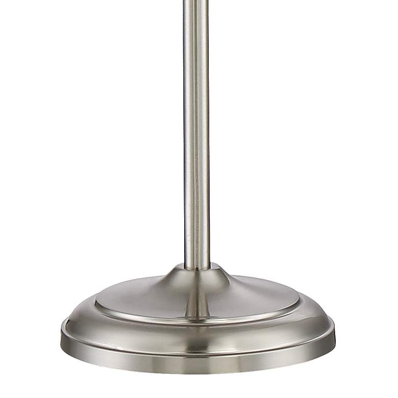 Image 6 360 Lighting Ellery 72" Nickel Tree Torchiere 3-Light Floor Lamp more views