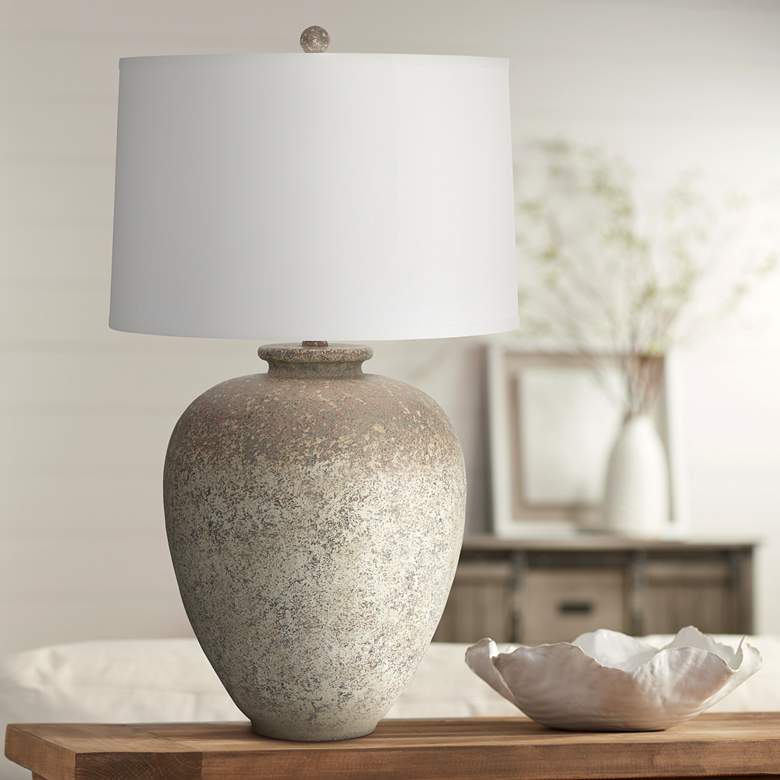 Image 1 360 Lighting Eloy 29" High Rustic Southwest Jar Table Lamp