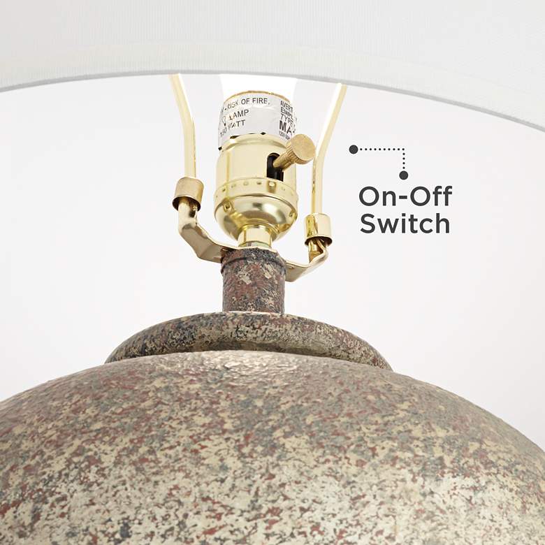Image 3 360 Lighting Eloy 29" High Rustic Southwest Jar Table Lamp more views