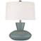 360 Lighting Emil 21 1/2" High Light Gray Modern Ceramic Table Lamp