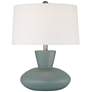 3_360 Lighting Emil 21 1/2" High Light Gray Modern Ceramic Table Lamp