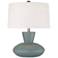 360 Lighting Emil 21 1/2" High Light Gray Modern Ceramic Table Lamp