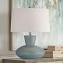 2_360 Lighting Emil 21 1/2" High Light Gray Modern Ceramic Table Lamp