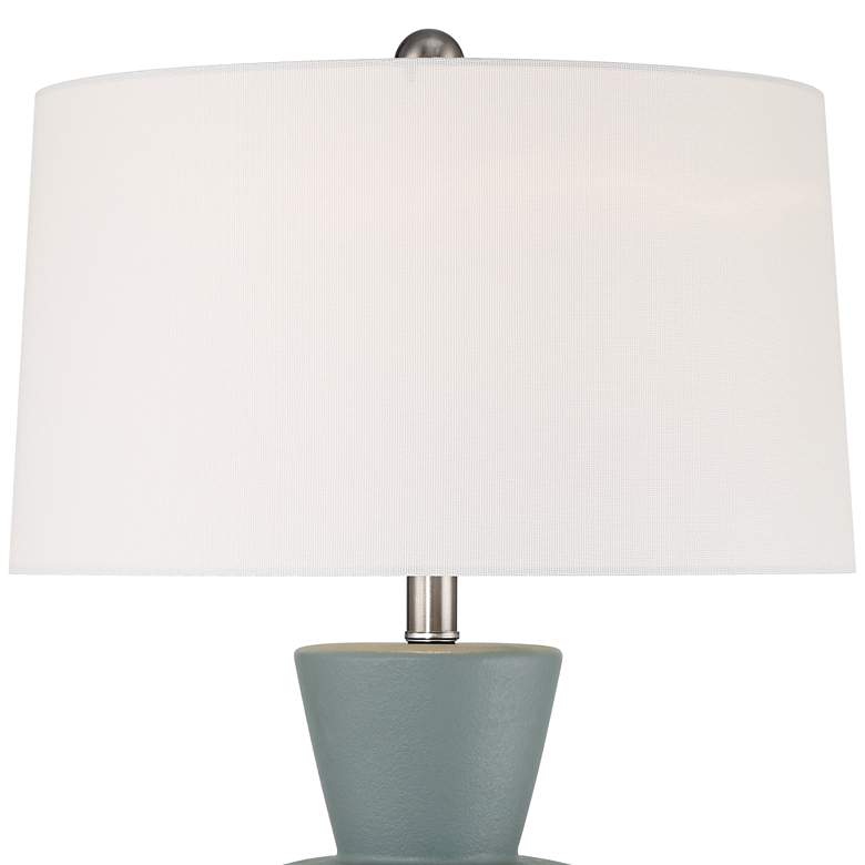 Image 5 360 Lighting Emil 21 1/2" High Light Gray Modern Ceramic Table Lamp more views