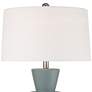 5_360 Lighting Emil 21 1/2" High Light Gray Modern Ceramic Table Lamp more views