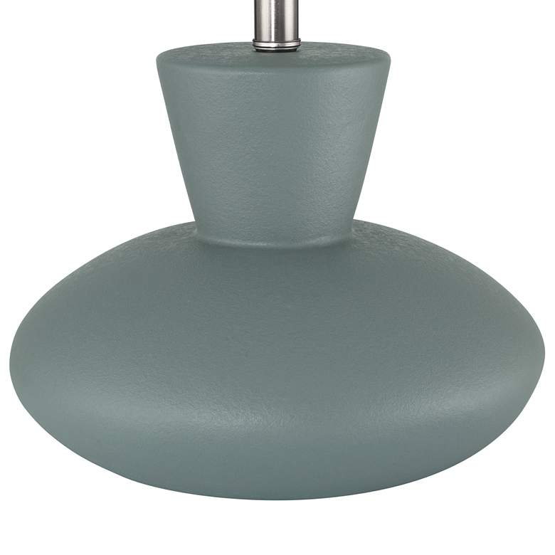 Image 7 360 Lighting Emil 21 1/2" High Light Gray Modern Ceramic Table Lamp more views