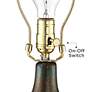 6_360 Lighting Emma 21" Brown Ceramic Mid-Century Table Lamps Set of 2 more views