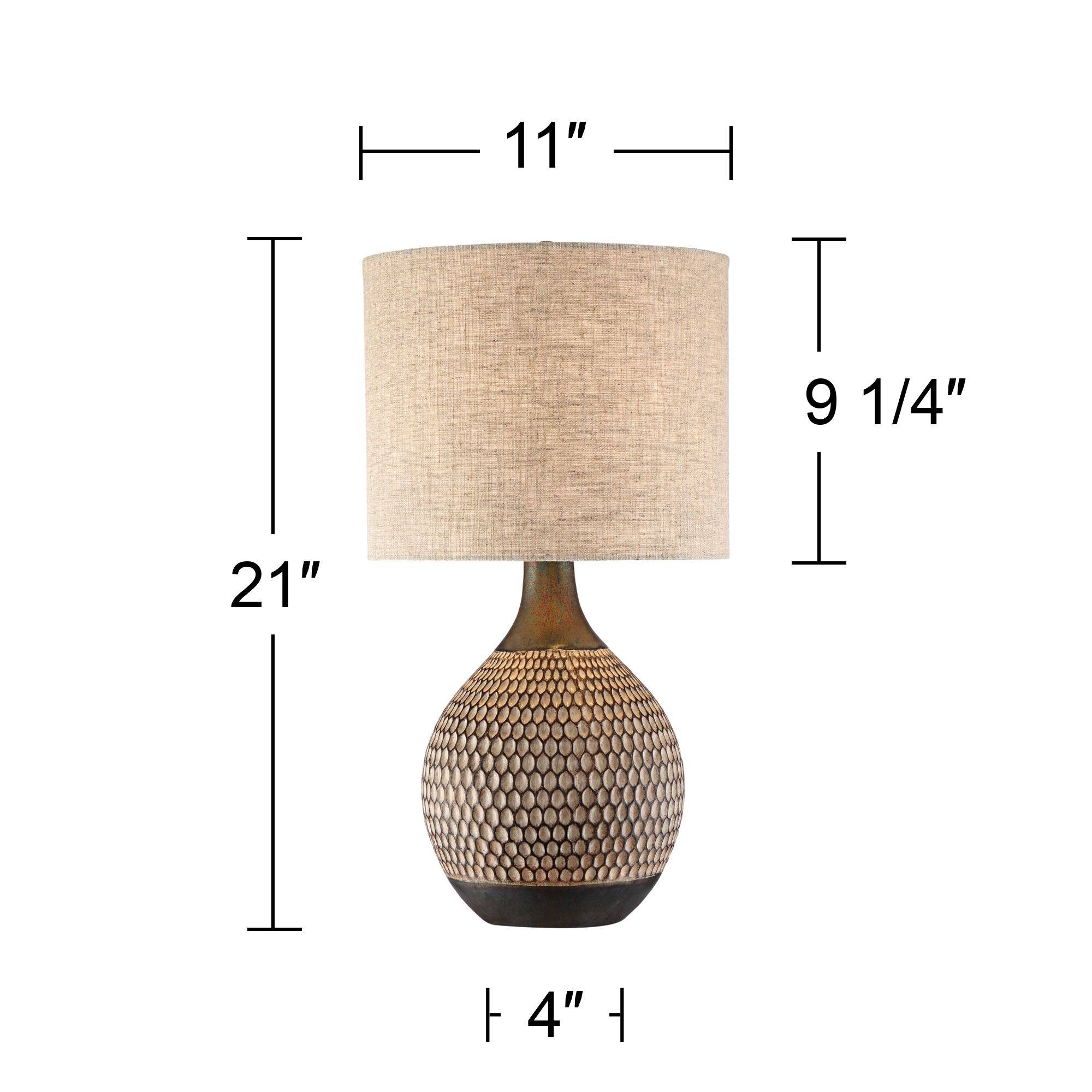 Watch A Video About the 360 Lighting Emma Textured Ceramic Mid Century Table Lamp
