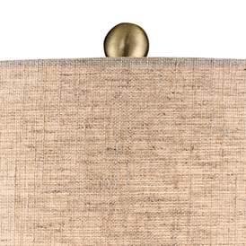 Image4 of 360 Lighting Emma 21" High Textured Ceramic Mid-Century Table Lamp more views