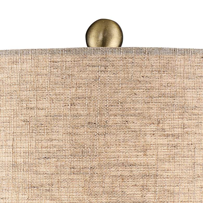 Image 4 360 Lighting Emma 21" High Textured Ceramic Mid-Century Table Lamp more views