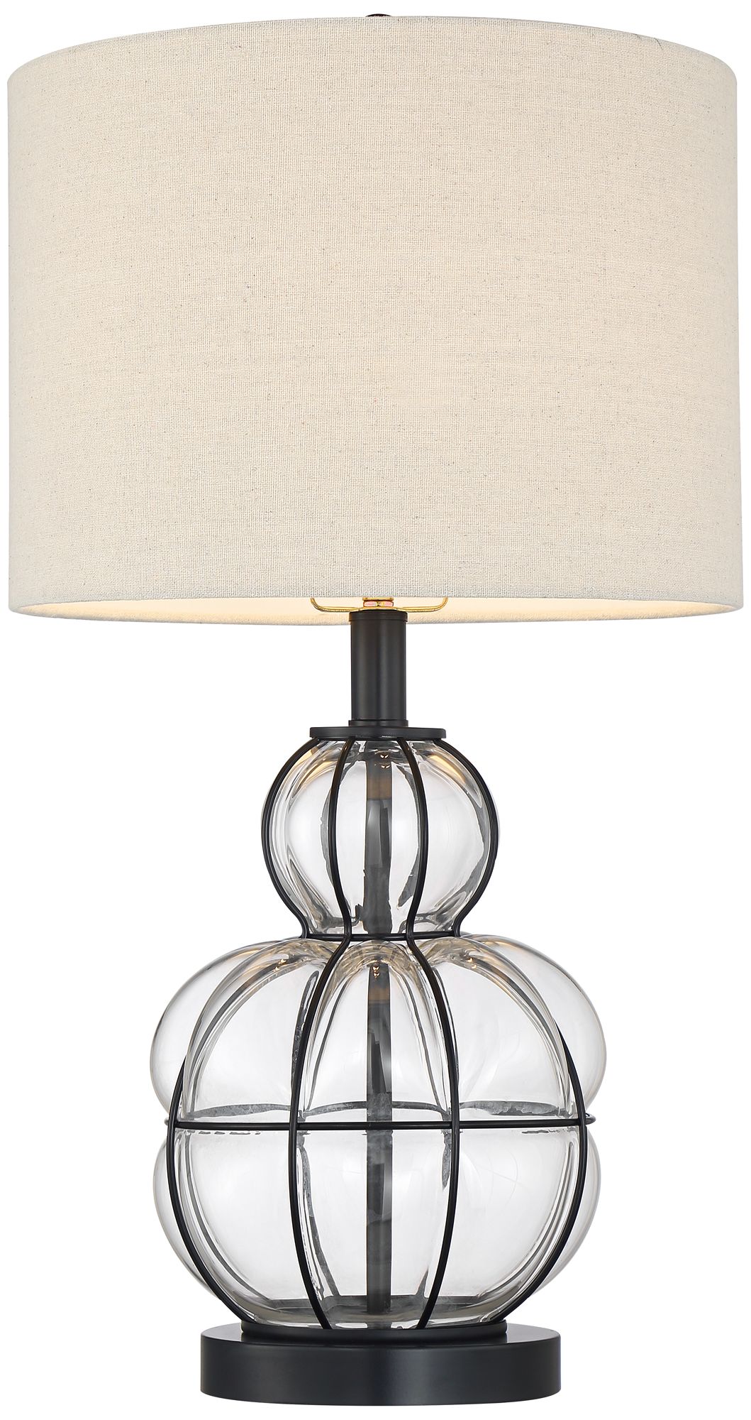 360 Lighting Eric 24" High Blown Glass Gourd Table Lamps Set of 2