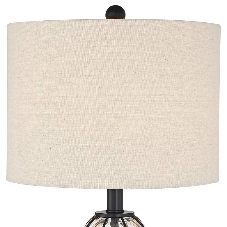 Image 3 360 Lighting Eric 25 1/2" Blown Glass Gourd Lamps with Acrylic Risers more views