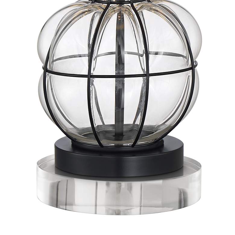 Image 5 360 Lighting Eric 25 1/2" Blown Glass Gourd Lamps with Acrylic Risers more views