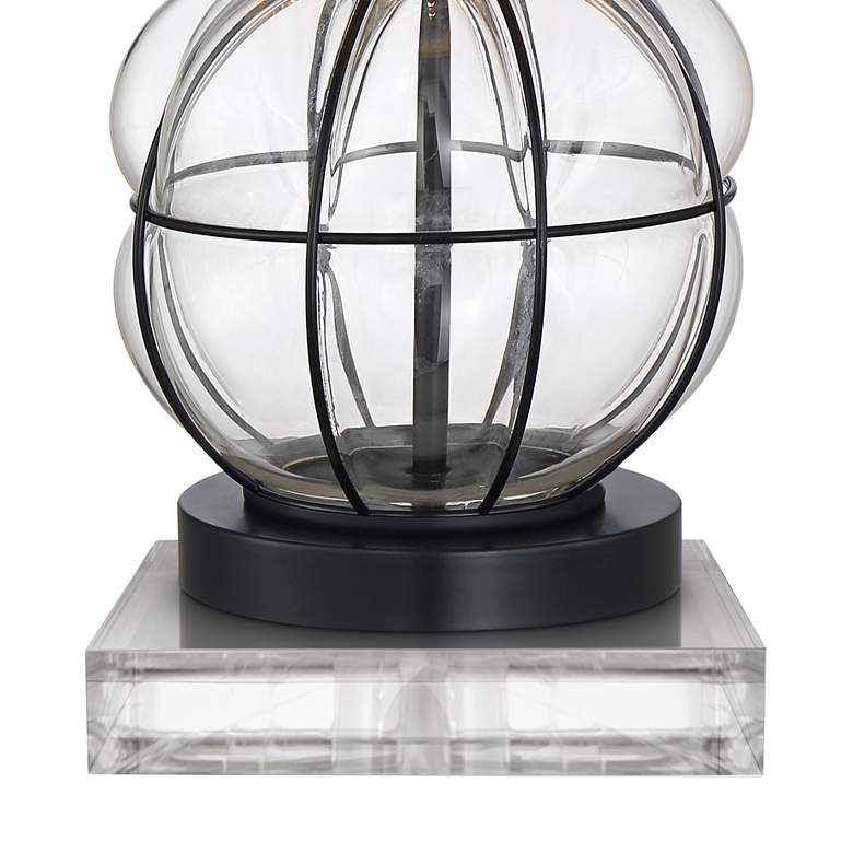 Image 5 360 Lighting Eric 25 1/2" Blown Glass Gourd Lamps with Square Risers more views