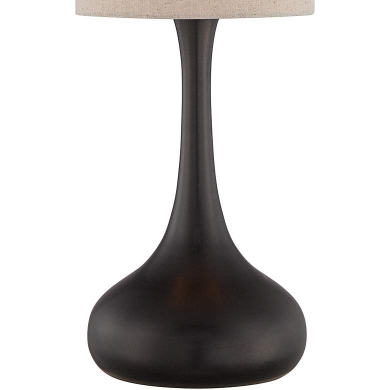 Image 3 360 Lighting Espresso Bronze 24 1/2" Droplet Table Lamps Set of 2 more views