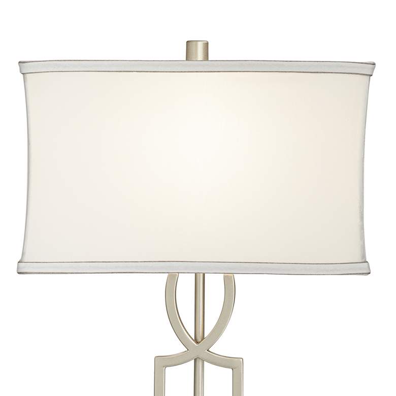 Image 3 360 Lighting Evan 28 1/2" Modern USB Lamps Set of 2 with Marble Risers more views