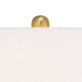 Image4 of 360 Lighting Farah 28 3/4" High Modern Gold Turned Cone Table Lamp more views