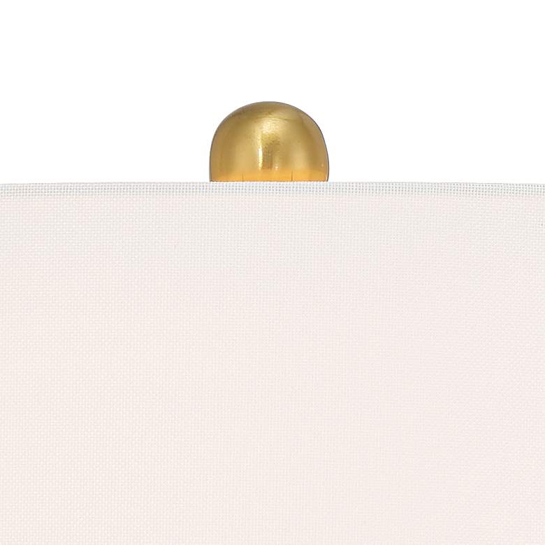 Image 4 360 Lighting Farah 28 3/4" High Modern Gold Turned Cone Table Lamp more views