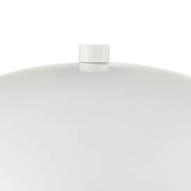 Image3 of 360 Lighting Felix Modern White Dome Mushroom Table Lamps Set of 2 more views