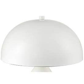 Image5 of 360 Lighting Felix Modern White Dome Mushroom Table Lamps Set of 2 more views