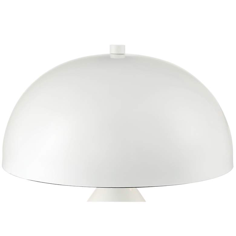 Image 5 360 Lighting Felix Modern White Dome Mushroom Table Lamps Set of 2 more views