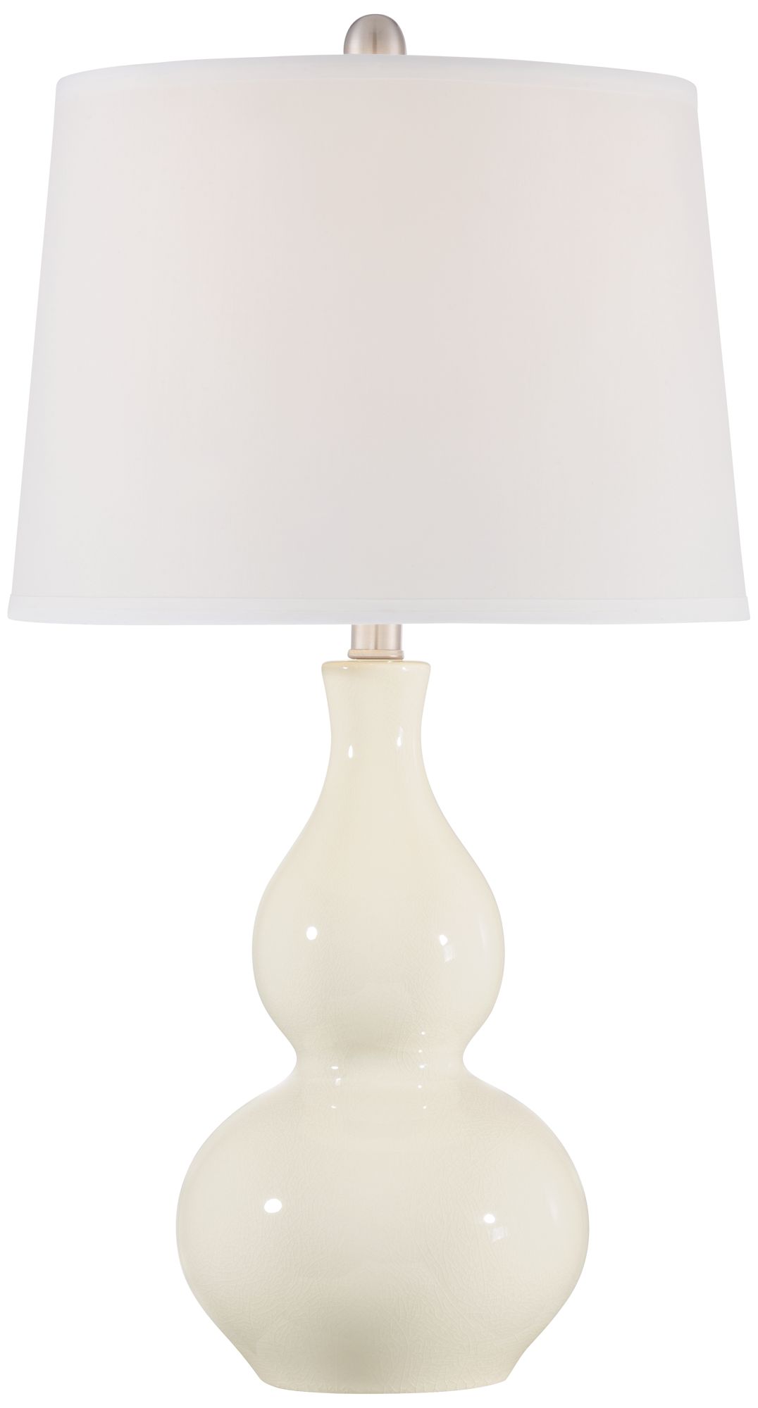 White double gourd table sales lamp