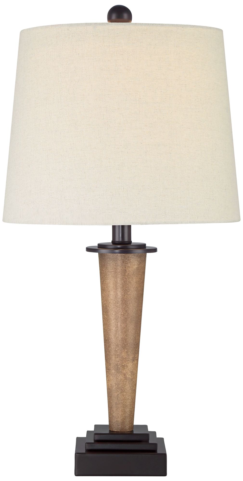 360 Lighting Fernbank 23 1/2" High Bronze USB Table Lamps Set of 2