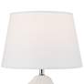 3_360 Lighting Finely 13 1/2" High Tropical Fish White Ceramic Lamp more views