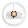 6_360 Lighting Finely 13 1/2" High Tropical Fish White Ceramic Lamp more views