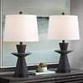 2_360 Lighting Fiona 24 1/2" High Modern USB Table Lamps Set of 2