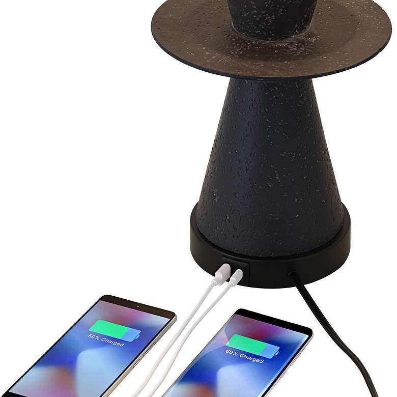 Image 5 360 Lighting Fiona 24 1/2" High Modern USB Table Lamps Set of 2 more views