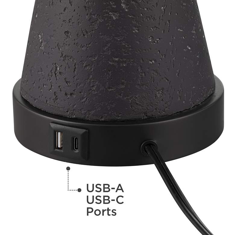 Image 6 360 Lighting Fiona 24 1/2" High Modern USB Table Lamps Set of 2 more views